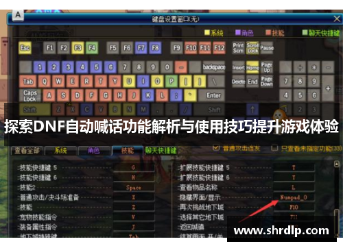 探索DNF自动喊话功能解析与使用技巧提升游戏体验